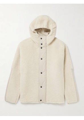 Loro Piana - Shell-Trimmed Cashmere and Silk-Blend Fleece Jacket - Men - Neutrals - S