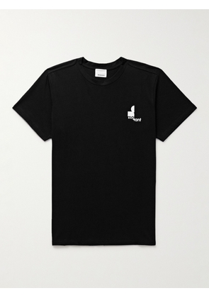 Marant - Zaffereh Logo-Print Cotton-Jersey T-Shirt - Men - Black - S