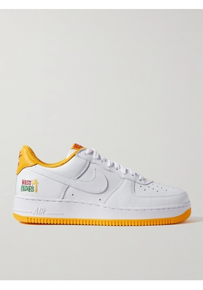 Nike - Air Force 1 Low Retro Embroidered Leather Sneakers - Men - White - US 6