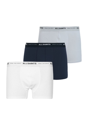 Allsaints Stretch-Cotton Underground Boxer Shorts (Pack Of 3)