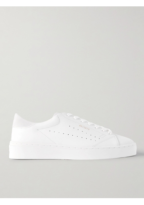 Axel Arigato - Court Suede-Trimmed Perforated Leather Sneakers - Men - White - EU 40