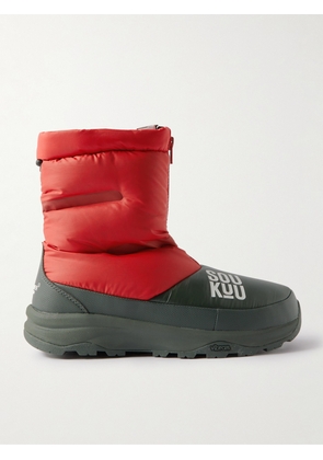 The North Face - Project Undercover Padded Logo-Print Ripstop Boots - Men - Red - US 7