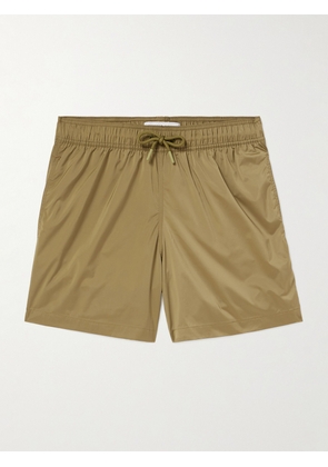 Frescobol Carioca - Salvador Straight-Leg Mid-Length Recycled Swim Shorts - Men - Green - S