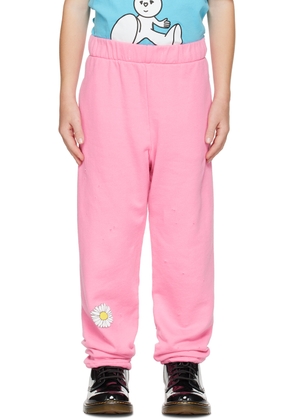 NZKidzzz Kids Pink Distressed Sweatpants