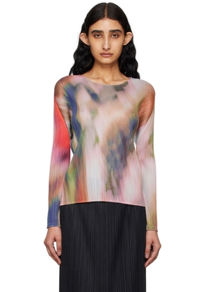 PLEATS PLEASE ISSEY MIYAKE Multicolor Turnip & Spinach Long Sleeve T-Shirt