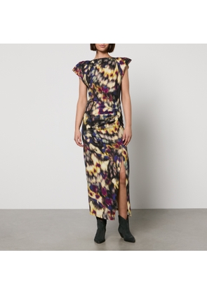Marant Etoile Nadela Printed Cotton-Jersey Dress - FR 40/UK 12