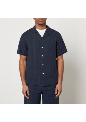 Portuguese Flannel Praia Cotton-Seersucker Shirt - M