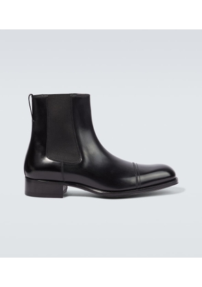 Tom Ford Polished leather Chelsea boots