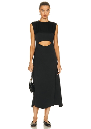 Loulou Studio Copan Cut Out Sleeveless Dress in Black - Black. Size S (also in ).
