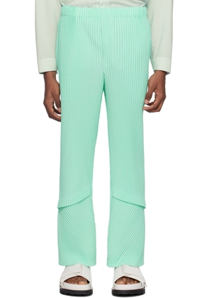 HOMME PLISSÉ ISSEY MIYAKE Green Aerial Trousers