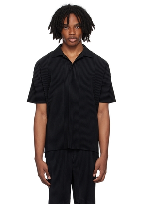 HOMME PLISSÉ ISSEY MIYAKE Black Monthly Color May Polo