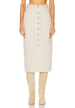 Isabel Marant Etoile Vandy Skirt in Ecru - White. Size 38 (also in 40, 42).