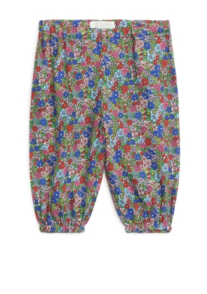 All-Over Printed Trousers - Blue