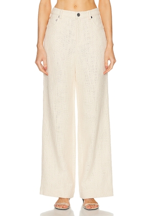 Staud Grayson Pant in Ivory - Ivory. Size 2 (also in 8).