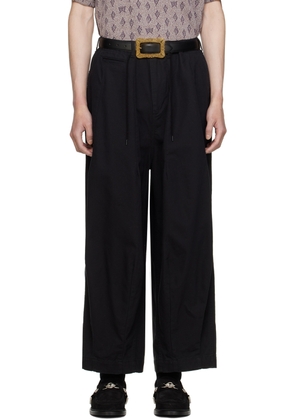 NEEDLES Black H.D. Military Trousers