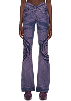 Masha Popova Purple Fog Light Jeans