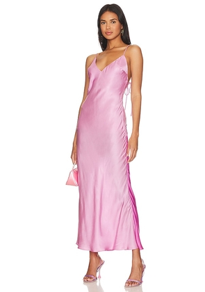 Bardot Lesia Midi Dress in Pink. Size 8.