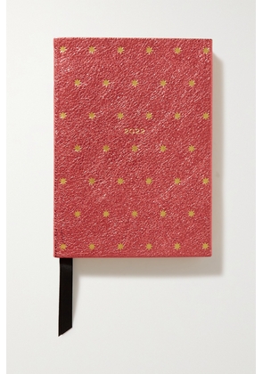 Smythson - Soho Printed Textured-leather Diary - Metallic - One size