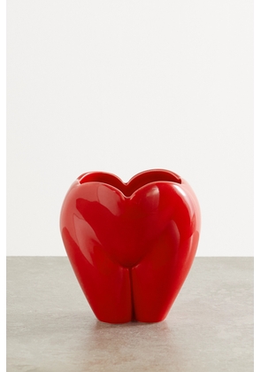 Anissa Kermiche - Bottom Of My Heart Ceramic Vase - Red - One size