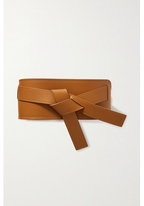 Loewe - Gate Knotted Leather Waist Belt - Brown - S,M,L