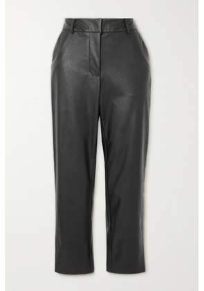 Commando - Cropped Faux Leather Straight-leg Pants - Black - x small,small,medium,large,x large
