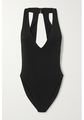 Louisa Ballou - High Sea Open-back Swimsuit - Black - x small,small,medium,large,x large