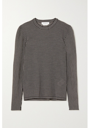 Gabriela Hearst - Eurico Striped Cashmere And Silk-blend Top - Gray - x small,small,medium,large,x large