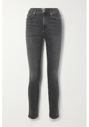 Citizens of Humanity - Olivia High-rise Slim-leg Jeans - Black - 23,24,25,26,27,28,29,30,31,32