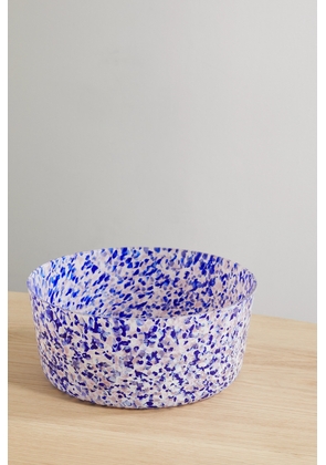 STORIES OF ITALY - Macchia Su Macchia Large Murano Glass Bowl - Purple - One size