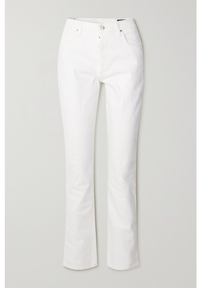 GOLDSIGN - The Morgan High-rise Slim-leg Jeans - White - 23,24,25,26,27,28,29,30,31,32