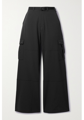 OUTDOOR VOICES - Belted Rectrek Wide-leg Cargo Pants - Black - x small,small,medium,large,x large