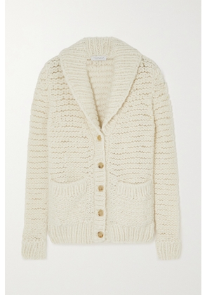 Gabriela Hearst - Moses Open-knit Cashmere Cardigan - Ivory - x small,small,medium,large,x large