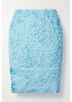 Dries Van Noten - Paillette-embellished Chiffon Skirt - Blue - FR34,FR36,FR38,FR40,FR42