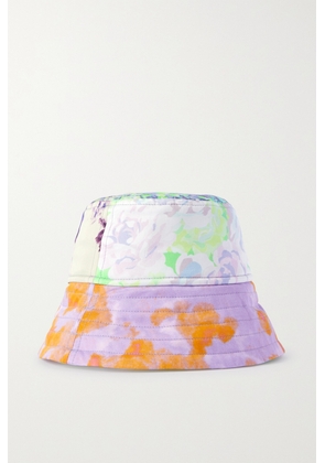 Dries Van Noten - Patchwork Tie-dyed Printed Shell Bucket Hat - Pink - S,M,L