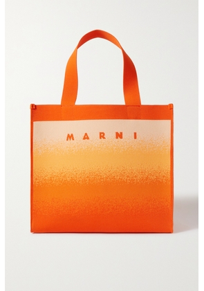 Marni - Ombré Jacquard-knit Tote - Orange - One size