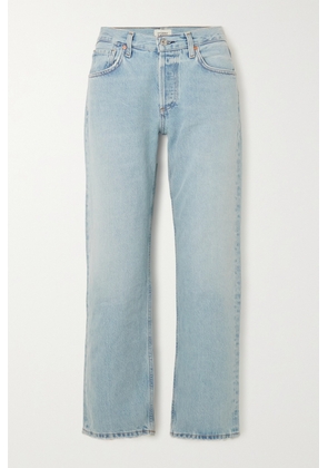 Citizens of Humanity - + Net Sustain Neve Distressed Straight-leg Organic Jeans - Blue - 23,24,25,26,27,28,29,30,31,32,33