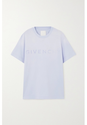 Givenchy - Printed Cotton-jersey T-shirt - Blue - x small,small,medium,large,x large