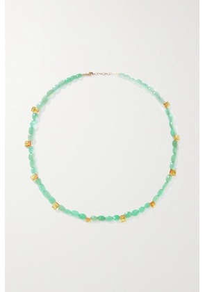 JIA JIA - Gold, Chrysoprase And Citrine Necklace - Green - One size