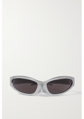 Balenciaga Eyewear - Cat-eye Acetate Sunglasses - Gray - One size