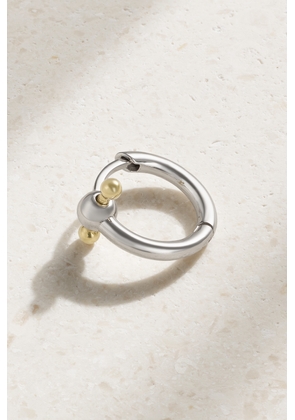 EÉRA - White Gold Single Hoop Earring - One size