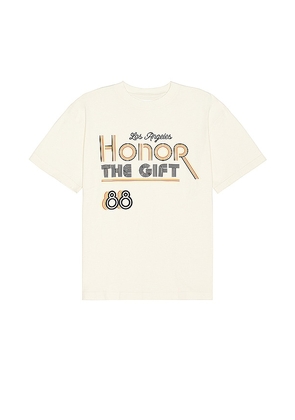 Honor The Gift A-spring Retro Honor Tee in Nude. Size S, XL/1X.