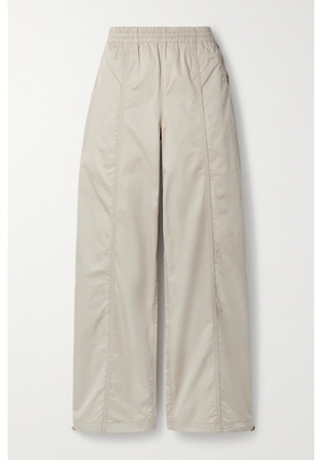 AGOLDE - Dakota Cotton-poplin Track Pants - Neutrals - x small,small,medium,large,x large