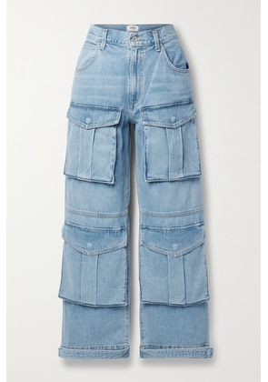 AGOLDE - + Net Sustain Tex High-rise Wide-leg Organic Jeans - Blue - 23,24,25,26,27,28,29,30,31,32