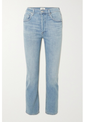 Citizens of Humanity - Jolene Cropped High-rise Slim-leg Jeans - Blue - 23,24,25,26,27,28,29,30,31,32,33