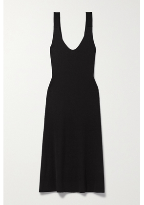 Vince - Ribbed Stretch-jersey Dress - Black - x small,small,medium,large,x large