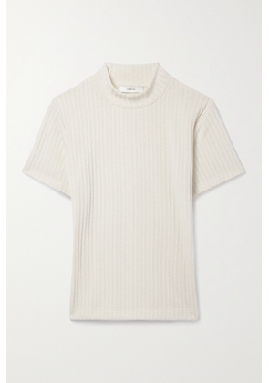 Vince - Ribbed-knit Top - Ivory - x small,small,medium,large,x large