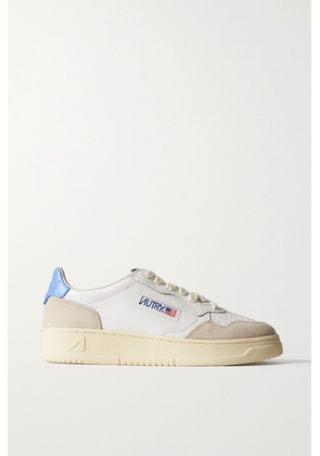 Autry - Medalist Low Leather And Suede Sneakers - White - IT35,IT36,IT37,IT38,IT39,IT40,IT41,IT42