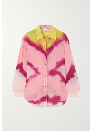 Gabriela Hearst - Ferrara Tie-dyed Cashmere Shirt - Pink - IT40,IT42,IT44,IT46,IT48