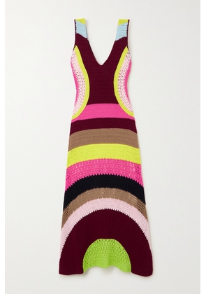 Gabriela Hearst - Ocon Striped Wool And Cashmere-blend Maxi Dress - Multi - small,medium,large
