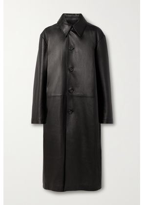 Nili Lotan - Abel Paneled Leather Coat - Black - x small,small,medium,large